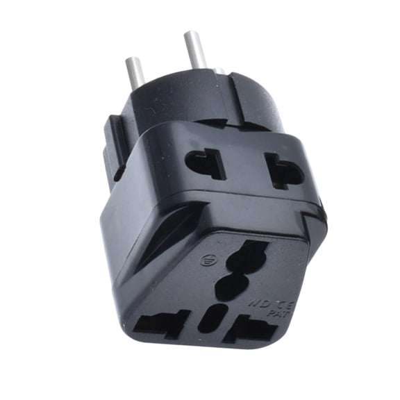 Multi Socket Israel Plug Adapter JORINDO, Three Round Pin Travel Accessory, Compact Size, 10A 250V Power Entry
