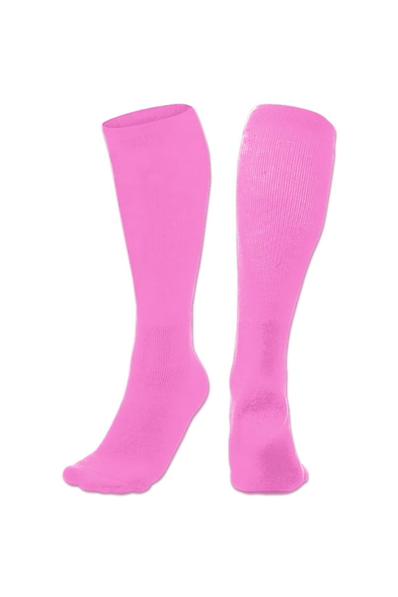 Multi-Sport Athletic Socks, 1 Pair, Small, Pink