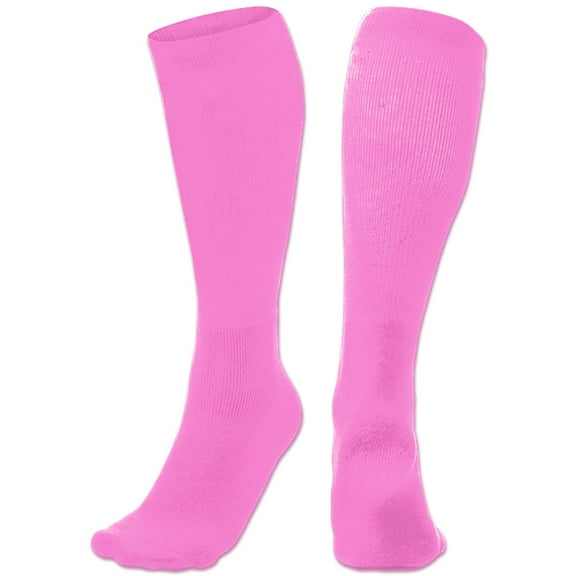 Multi-Sport Athletic Socks, 1 Pair, Small, Pink