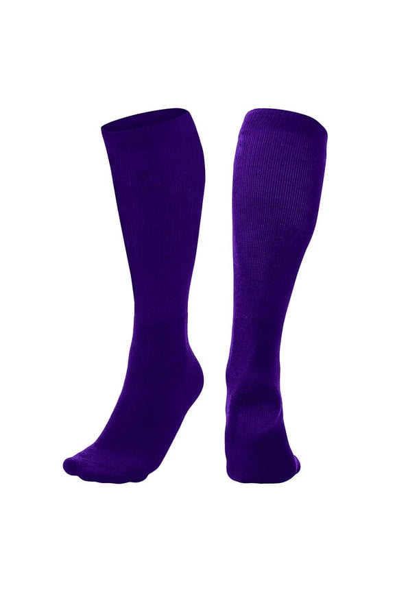 Multi-Sport Athletic Socks, 1 Pair, X-Small, Purple