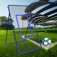 thumbnail image 1 of Multi - Sport Rebounder Net, 86.4"×48" Pitchback Training Screen for Soccer, Baseball, Volleyball, Tennis Practice, 1 of 5
