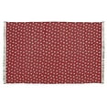 thumbnail image 1 of Multi Star Red Cotton Rectangle Rug 20" x 30", 1 of 2