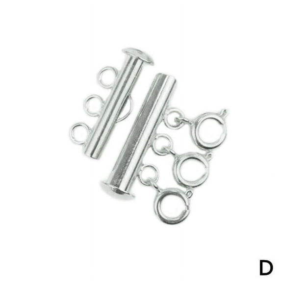Multi Strand Necklace Detangler Untangling Layered Spacer Clasp Necklace F4A4