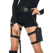 LEG AVENUE Multi-Strap Garter Pocket Utility Belt