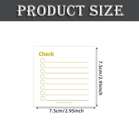 Multi Style Adhesive Sticky Note | Strong Removable Adhesive, Fix Home Reminder Forgetting,1Pack White-Yellow Paper Memo Pad, Fridge Grocery Alert, Office Task Mark & Event Label
