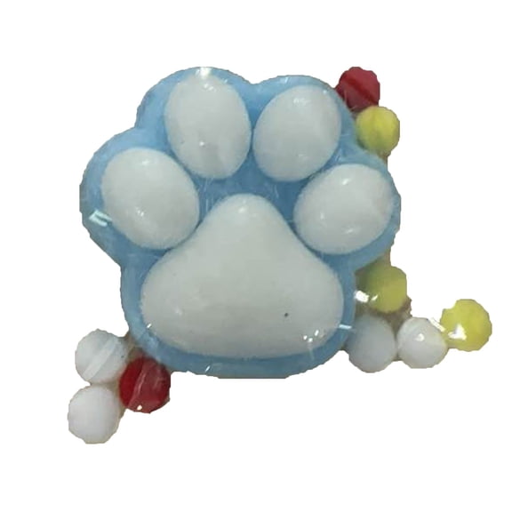 Multi-Style Cat Paw Squishy Fidget Toys for Adults Soft Slow Rebound Tactile Gadget Plush / Jelly / Mud Feel Mixed Texture High Value Desktop Indoor Decor Multi Color 1 Pack