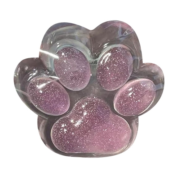 Multi-Style Cat Paw Squishy Fidget Toys for Adults Soft Slow Rebound Tactile Gadget Plush / Jelly / Mud Feel Mixed Texture High Value Desktop Indoor Decor Multi Color 1 Pack