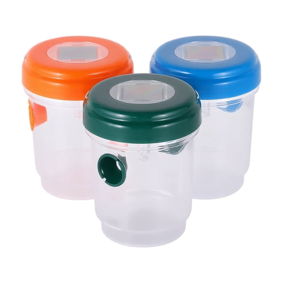 Multi Style Sealed Lid Hanging Transparent Fruit Fly Trap Set,Reusable Clear Plastic Garden Pest Catcher Kit,Wire Hook Outdoor Bug Control Accessory,Orchard Backyard Vegetable Seasonal Layout Supply
