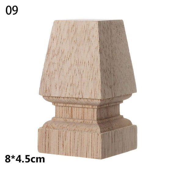 Multi Styles European Style Decoration Crafts Furniture Foot Legs Home Decor Vintage Wood Carved Cabinet Seat Feets 9