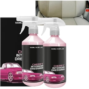 Multi-Surface Car Interior Cleaning Spray, Cherry Interior Dressing, Deep Cleaning Interiors All Purpose Car Cleaner for Rubber, Leather (2PC)