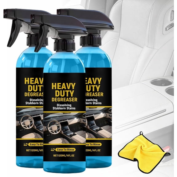Multi-Surface Car Interior Stain Remover, All-Purpose Car Interior Cleaner Spray for Fabric Leather and Plastic Interiors Detailer for Seats Dashboard Console and Upholstery