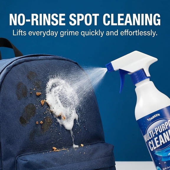 Multi-Surface Cleaner & Backpack Stain Remover – Quick-Dry Spot Cleaning for Backpacks, Lunch Boxes, Desks & Play Mats – Removes Handprints & Dirt - 16.91oz