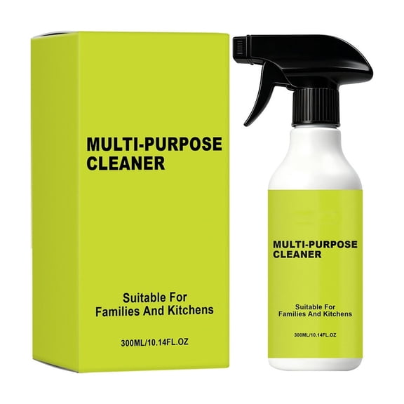 Multi-Surface Cleaner Spray, Grease, Dirt and Everyday Stain Removal Solution, for Kitchen, Bathroom, Furniture, Glass and Hard Surfaces, 300ml