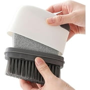 Multi-Surface Cleaner for Window Tracks, Sliding Doors & Car Vents | 2-in-1 Handheld Brush & Scraper for Tight Spaces, Sills, Shutters & Grooves