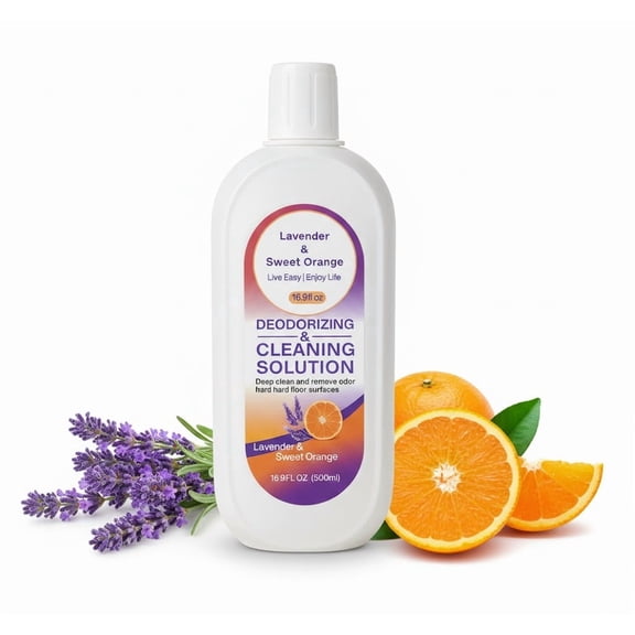Multi-Surface Cleaning Solution for Tineco Floor One S3/S5/S7/iFloor Series, 16.9fl oz Lavender & Sweet Orange Deodorizing Formula, Concentrated Floor Cleaner, Pet & Child Safe, Streak-Free