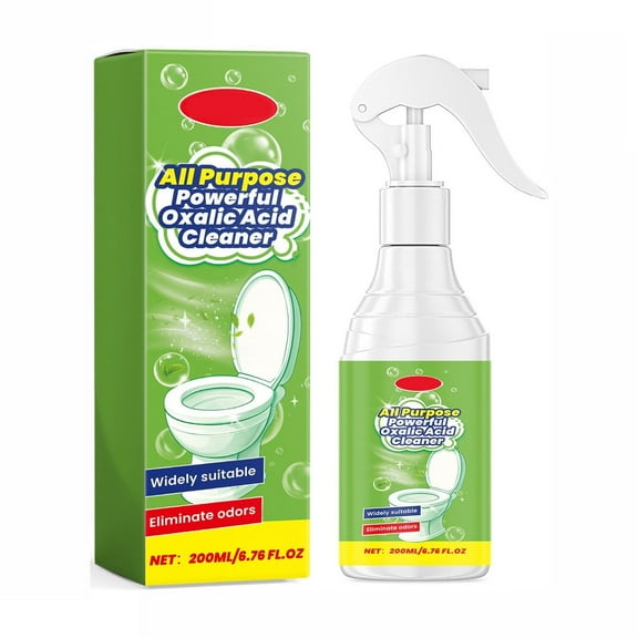 Multi-Surface Cleaning Spray With Oxalic Acid Formula For Stubborn Stains Limescale And Rust On Kitchen Bathroom Tiles And Glass Odor Neutralizing 200 Milliliter