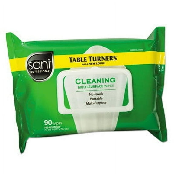 Multi-Surface Cleaning Wipes, 11 1/2 X 7, White, 90 Wipes/Pack, 12 Packs/Carton