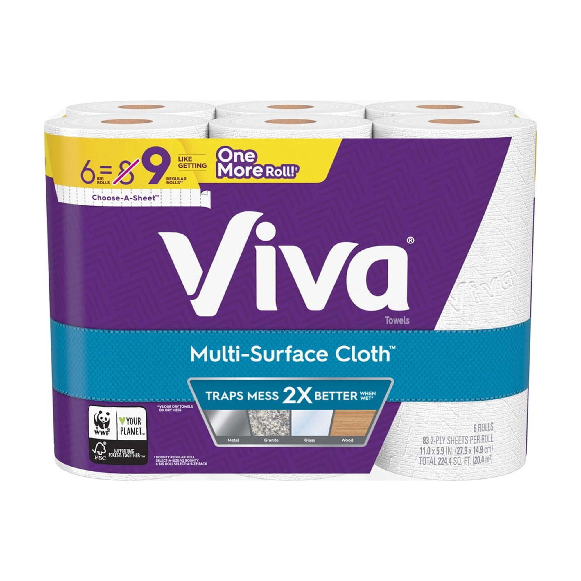 Multi-Surface Cloth Choose-a-Sheet Paper Towels (Pack of 5)