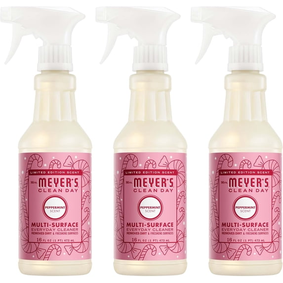 Multi-Surface Daily Cleaner, mint scent, 16 liquid ounce bottle - 3-piece set
