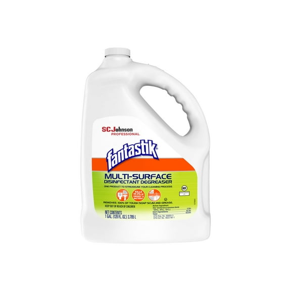 Multi-Surface Disinfectant Degreaser, Pleasant Scent, 1 Gallon Bottle, 4/carton | Bundle of 5