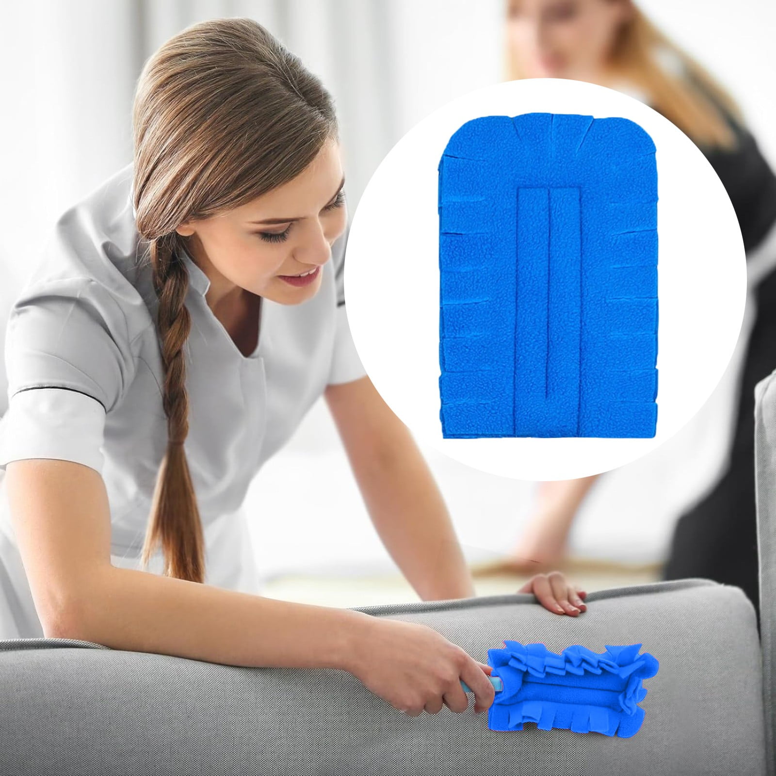 Multi Surface Duster Replacement Heads Soft Dusting Brush Heads For