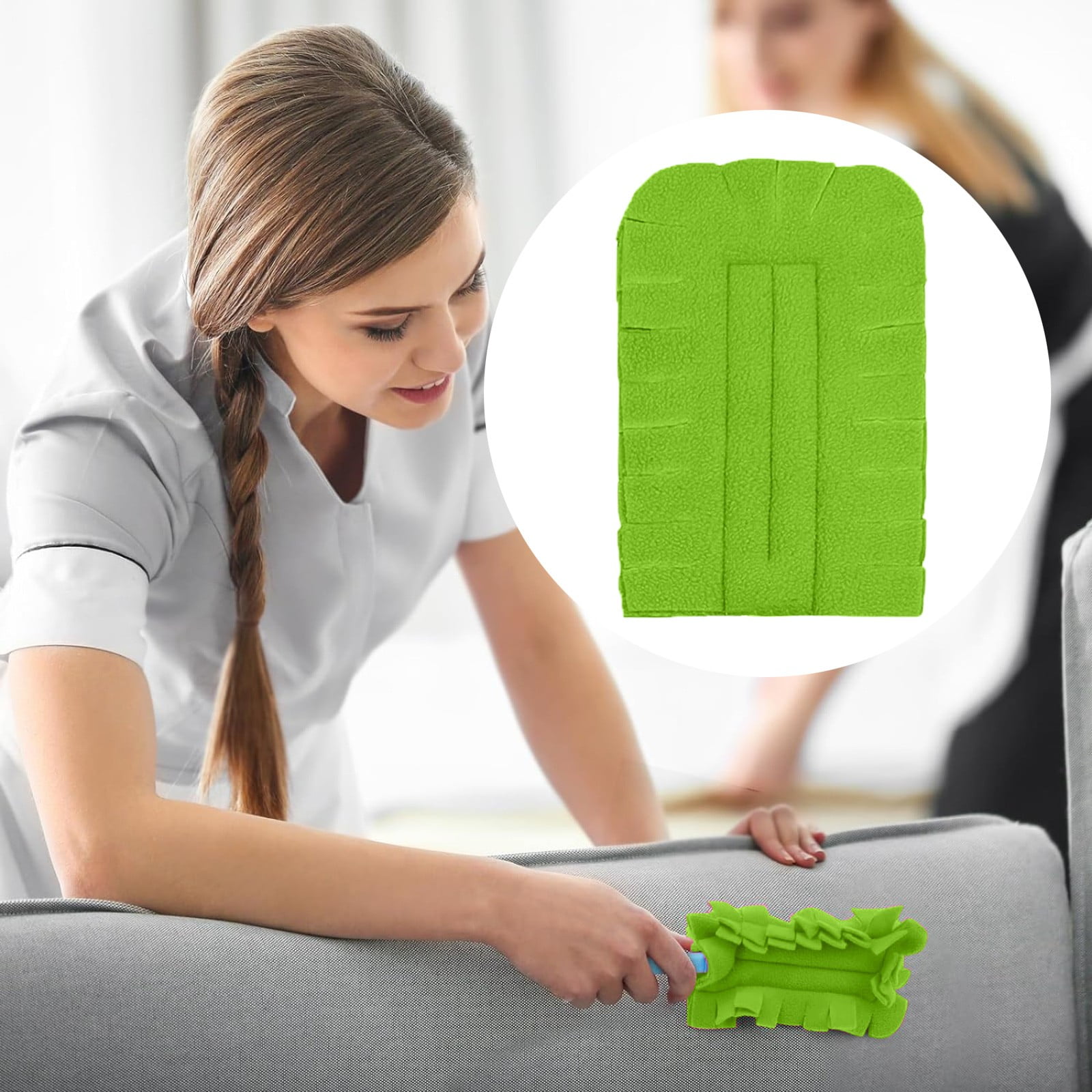 Multi Surface Duster Replacement Heads Soft Dusting Brush Heads For