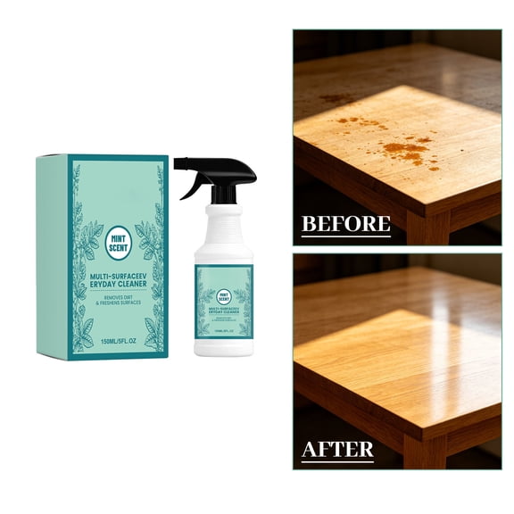 Multi Surface Everyday Cleaner Spray Mint Scent All Purpose Floor Countertop Stain Remover for Kitchen Bathroom 150ml