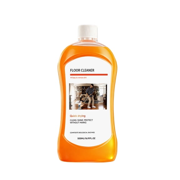 Multi-Surface Floor Cleaner and Polish Liquid (500ml) Concentrated Mop Solution & Stain Remover for Hardwood, Tile, Ceramic, and Laminate Maintenance