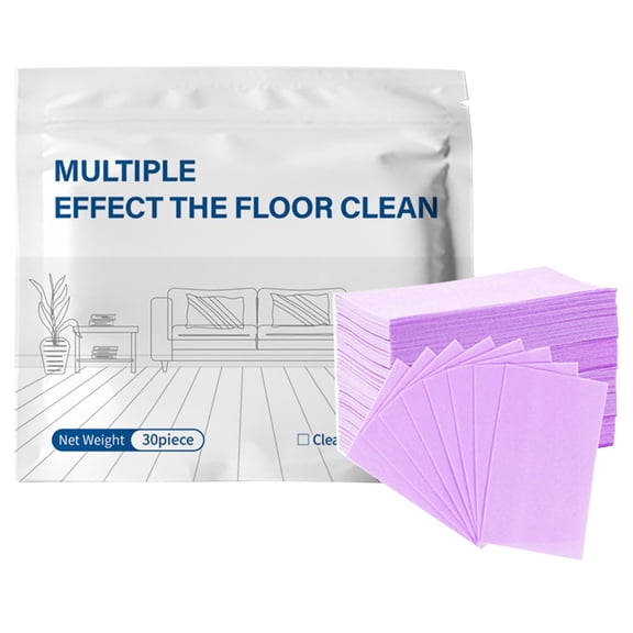 Multi-Surface Floor Cleaner Tablet, 30PCS Dissolvable Floor Cleaning Solution Tablets, Deep Cleaning Concentrate for Tile, Vinyl, Luxury Vinyl Plank, Hardwood & Wood Floors, Lavender Scent