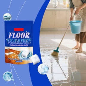 Multi-Surface Floor Cleaner Tablets 10 Pack,Effervescent Deep Cleaning Deodorizing Gentle Formula,Fast Dissolving Stain Removal For Wood Tile Laminate Floors Shine And Long-Lasting Freshness-A