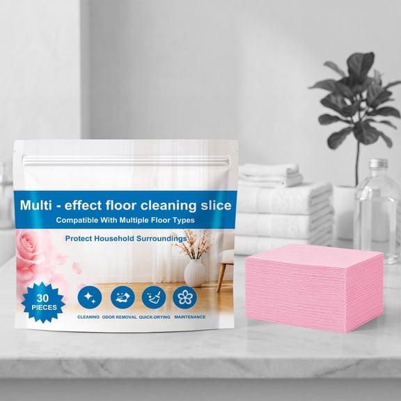Multi Surface Floor Cleaning Sheets Dissolvable For Tile Wood Laminate Vinyl Stain Remover Deodorizer Brightening