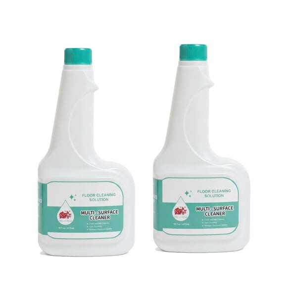 Multi-Surface Floor Cleaning Solution Compatible with eufy RoboVac, 16oz Hard Floor Cleaner for X10 Pro Omni/X8/X9/L Series, Rose & Magnolia Scent, Low-Foam, Pet & Child Safe, Streak-Free