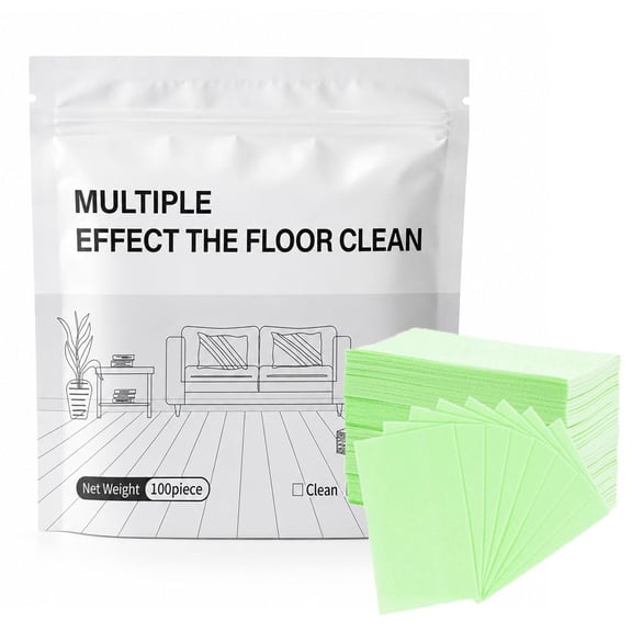Multi-Surface Floor Cleaning Tablets, 100 Count Multi-Surface Mop Cleaner Tablets, Fast-Dissolving Floor Cleaner for Hardwood, Tile, Marble, Laminate