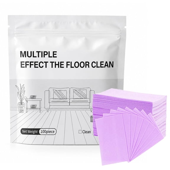 Multi-Surface Floor Cleaning Tablets, 100 Count Multi-Surface Mop Cleaner Tablets, Fast-Dissolving Floor Cleaner for Hardwood, Tile, Marble, Laminate