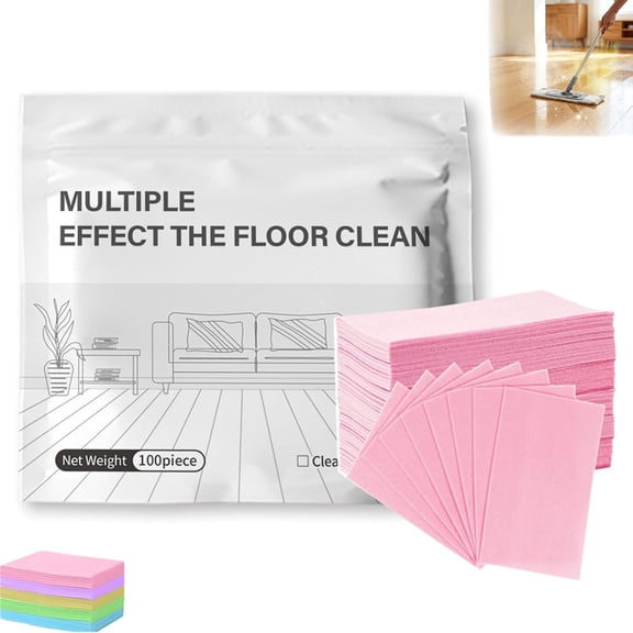 Multi-Surface Floor Cleaning Tablets, High Efficiency Gentle Polish Cleaner for Tile and Vinyl(E#,300pcs)