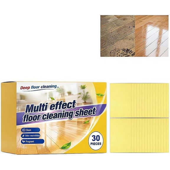 Multi-Surface Floor Cleaning Tablets,Multiple Floor Cleaner Sheets, Dissolvable Concentrated Mopping Solution for Hardwood, Tile, Laminate, Marble, Deep Clean and Quick Shine Agent for Home