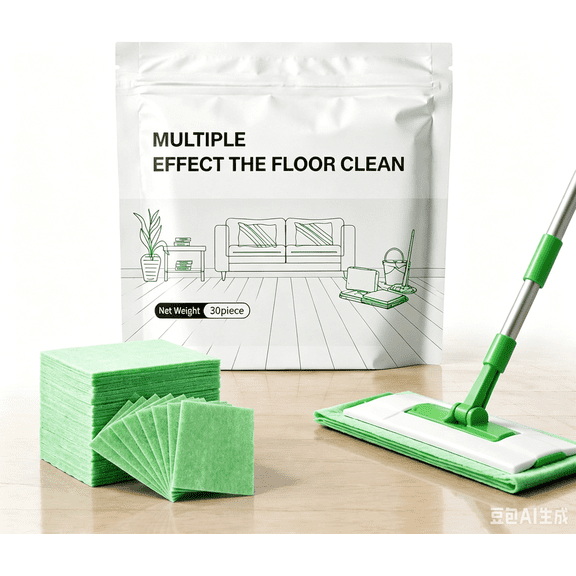 Multi-Surface Floor Cleaning Tablets, Plant-Based Hard Floor Cleaner, Quick-Dissolve Tablets for Tile, Vinyl, Laminate & Stone, Robot Mop Compatible