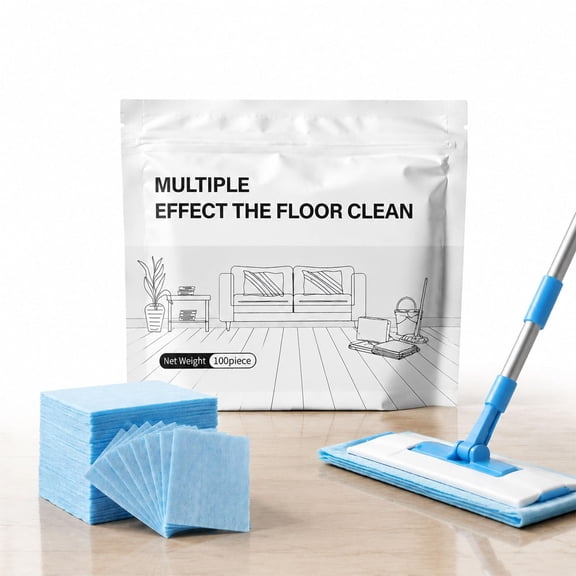 Multi-Surface Floor Cleaning Tablets, Plant-Based Hard Floor Cleaner, Quick-Dissolve Tablets for Tile, Vinyl, Laminate & Stone, Robot Mop Compatible