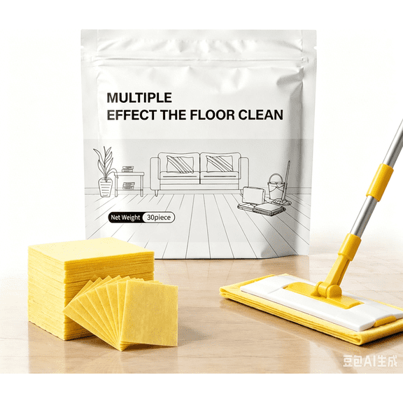 Multi-Surface Floor Cleaning Tablets, Plant-Based Hard Floor Cleaner, Quick-Dissolve Tablets for Tile, Vinyl, Laminate & Stone, Robot Mop Compatible