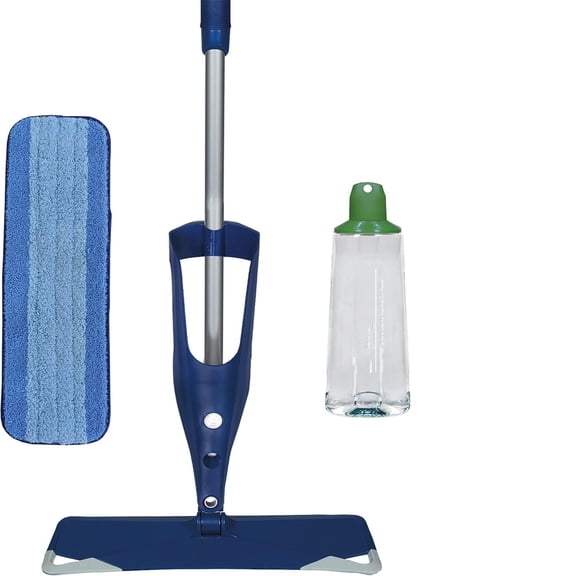 Multi-Surface Floor Premium Spray Mop - Includes Multi-Surface Floor Cleaner Concentrate and Machine Washable Microfiber Cleaning Pad - For Stone