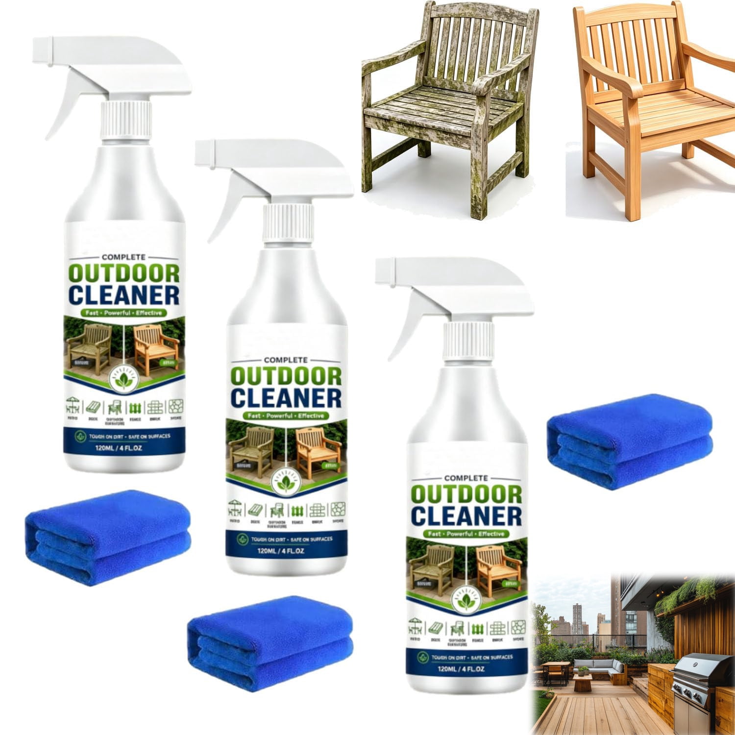 Fence Cleaner for Outdoor Stain Removal