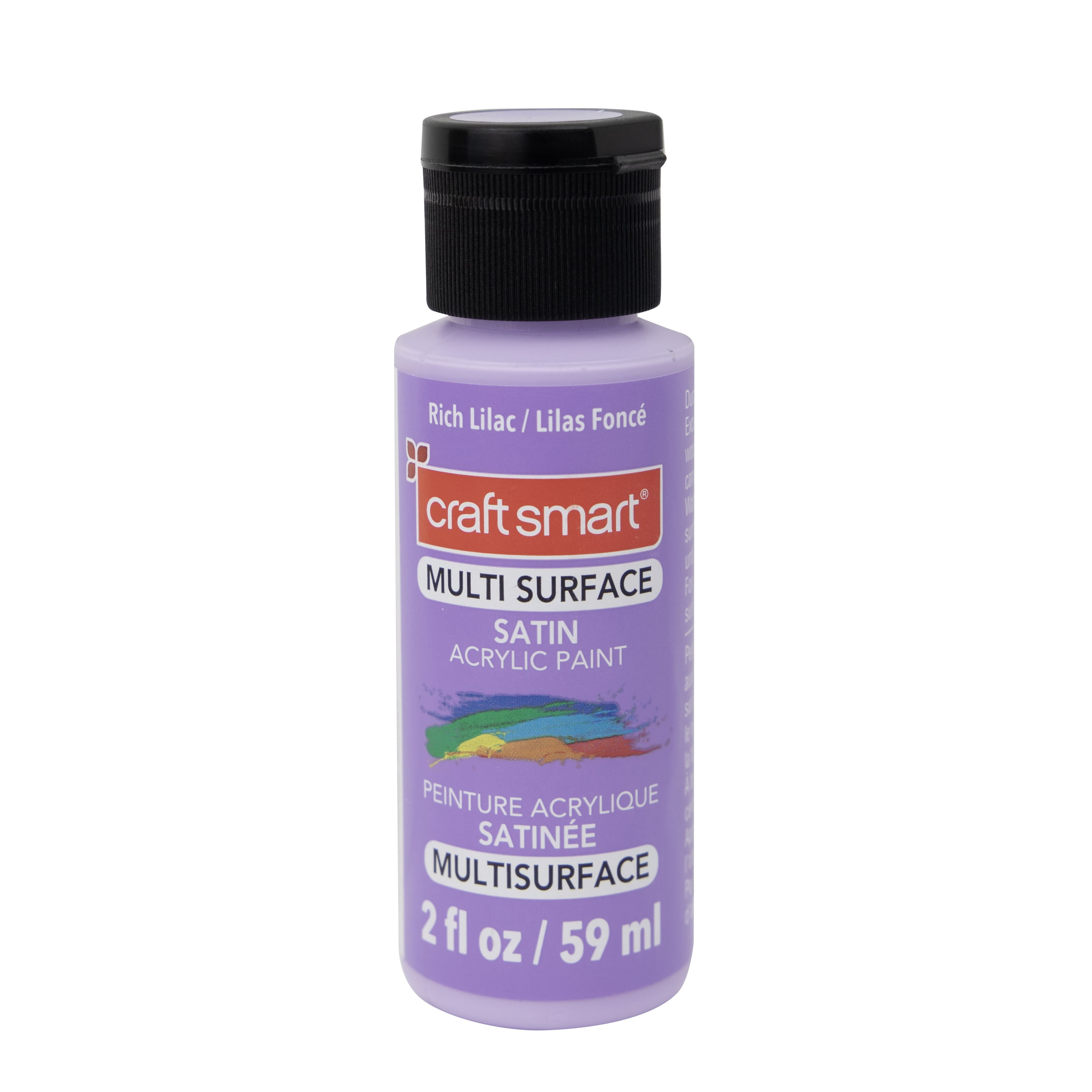 MultiSurface Premium Satin Acrylic Paint by Craft Smart®, 2oz