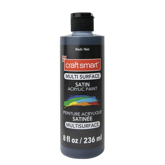 Multi-Surface Premium Satin Acrylic Paint by Craft Smart® - 8oz.