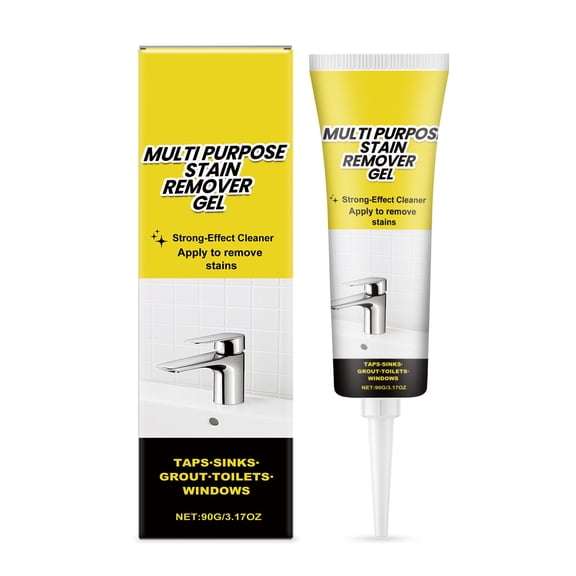 Multi-Surface Remover Gel, Powerful Household Deep Cleaning Remover Gel, Fast-Acting Surface Cleaner, Suitable for Bathroom and Kitchen Tile Gaps