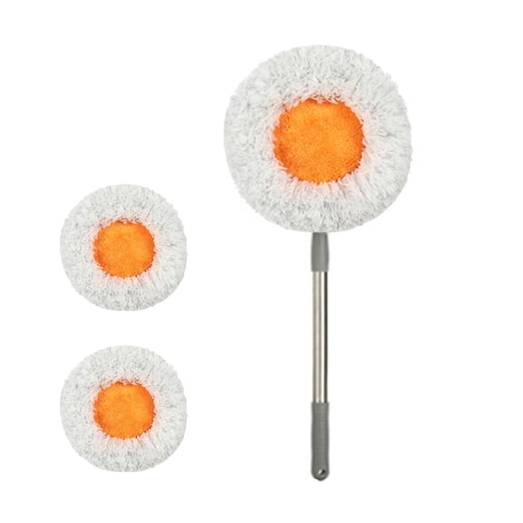 Multi-Surface Rotating Mop - 360° Adjustable Wall Washer with Long Telescoping Handle | For Ceilings, Windows, Floors & Hard-to-Reach Areas | Household Cleaning Tool
