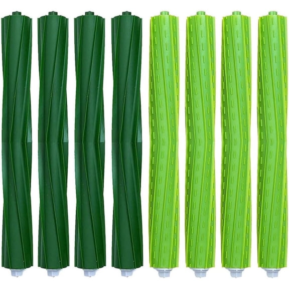 Multi-Surface Rubber Brush Replacement Compatible with iRobot Roomba S9 9150 S9 Plus 9550 S Series Vacuum Cleaner Accessories 4 Sets