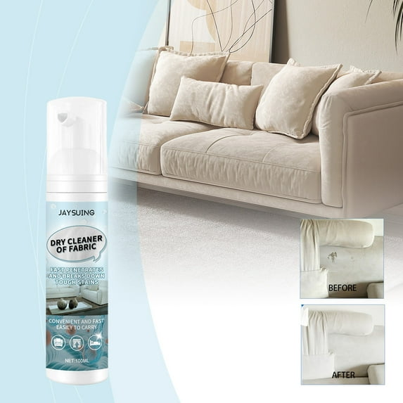 Multi-Surface Stain Remover Spray 100ml, Natural Foam Cleaner for Upholstery, Carpets, Mattress, Clothes, Furniture, Baby Safe