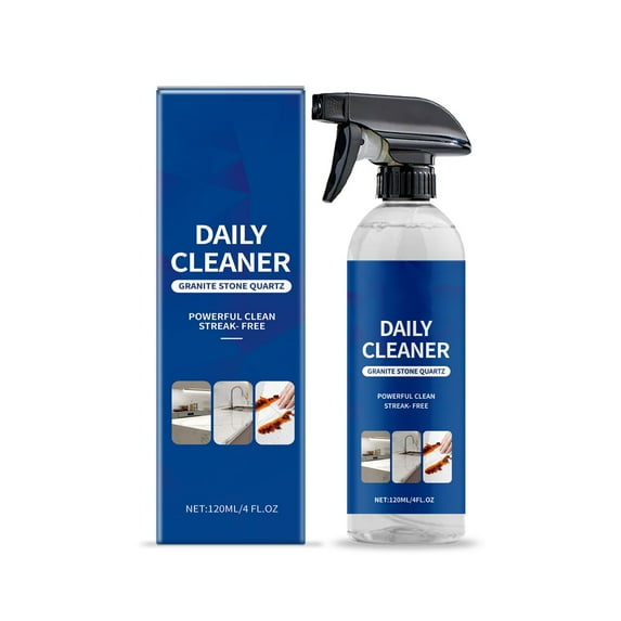 Multi-Surface Stone Countertop Cleaner Fast-Acting Formula Oil Stain Remover Bathroom Kitchen Safe Cleaning Solution 120Ml Bottle #211mb