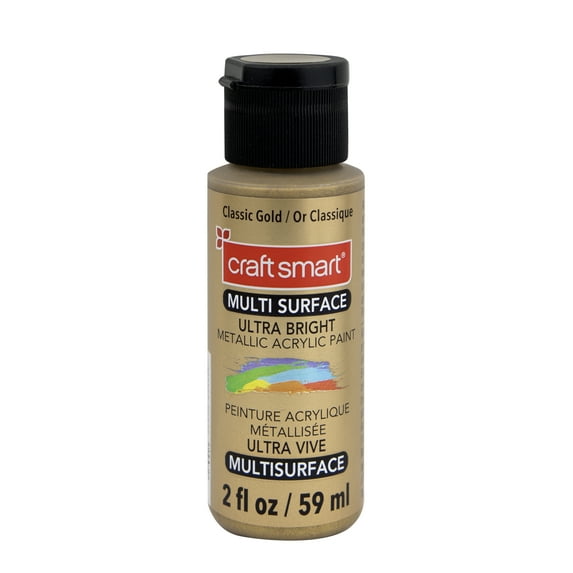 Multi-Surface Ultra Bright Metallic Paint by Craft Smart®