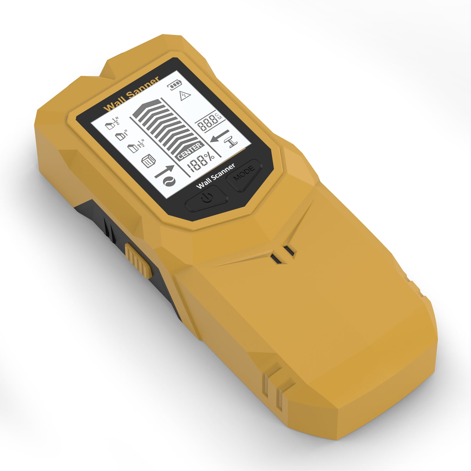 Multi-Surface Wall Scanner With Depth Detection For Metal Wiring In Ceilings Floors & Electrical Installations